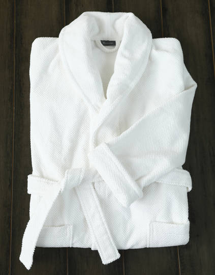 MM Linen - Finn Bathrobe - White
